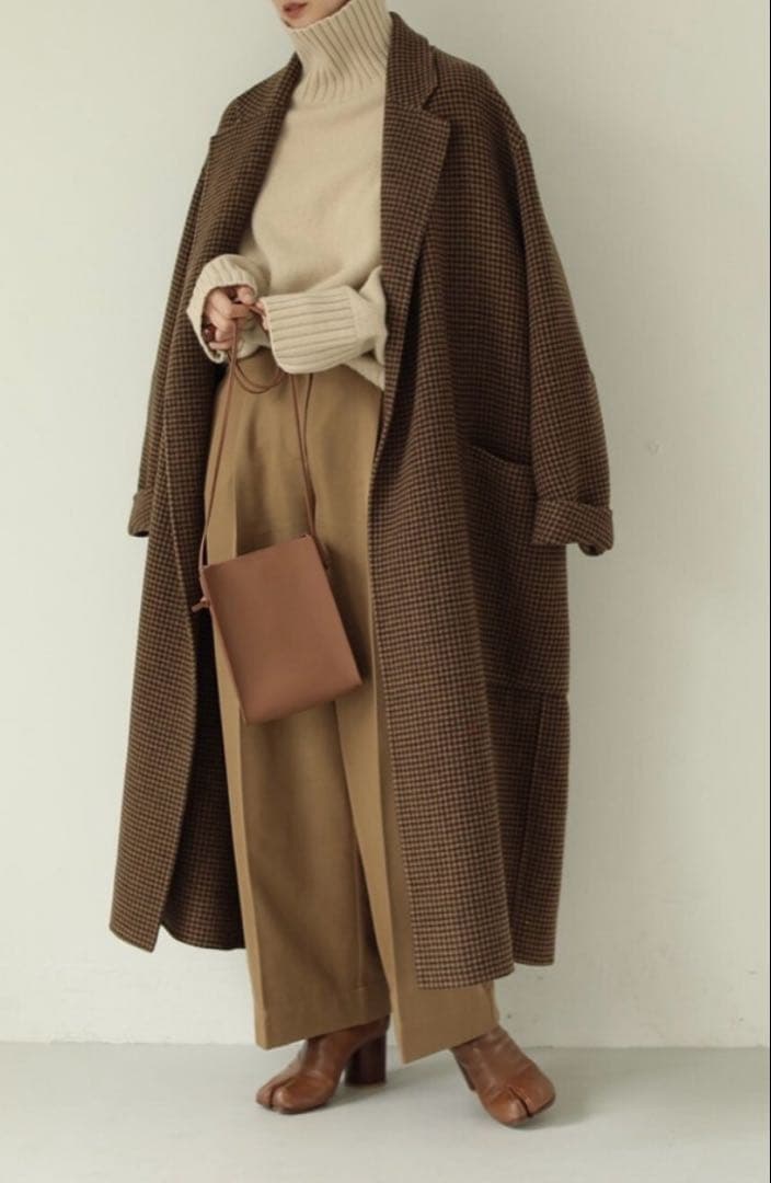 TODAYFUL オーバーチェックコート　36サイズ