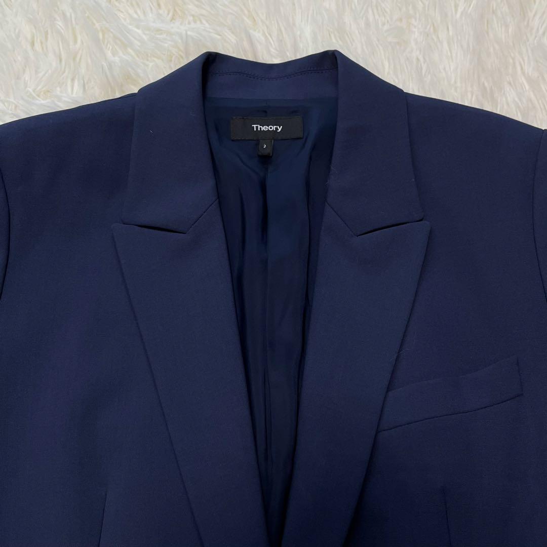 Theory テーラードジャケット TRACEABLE WOOL ネイビー M