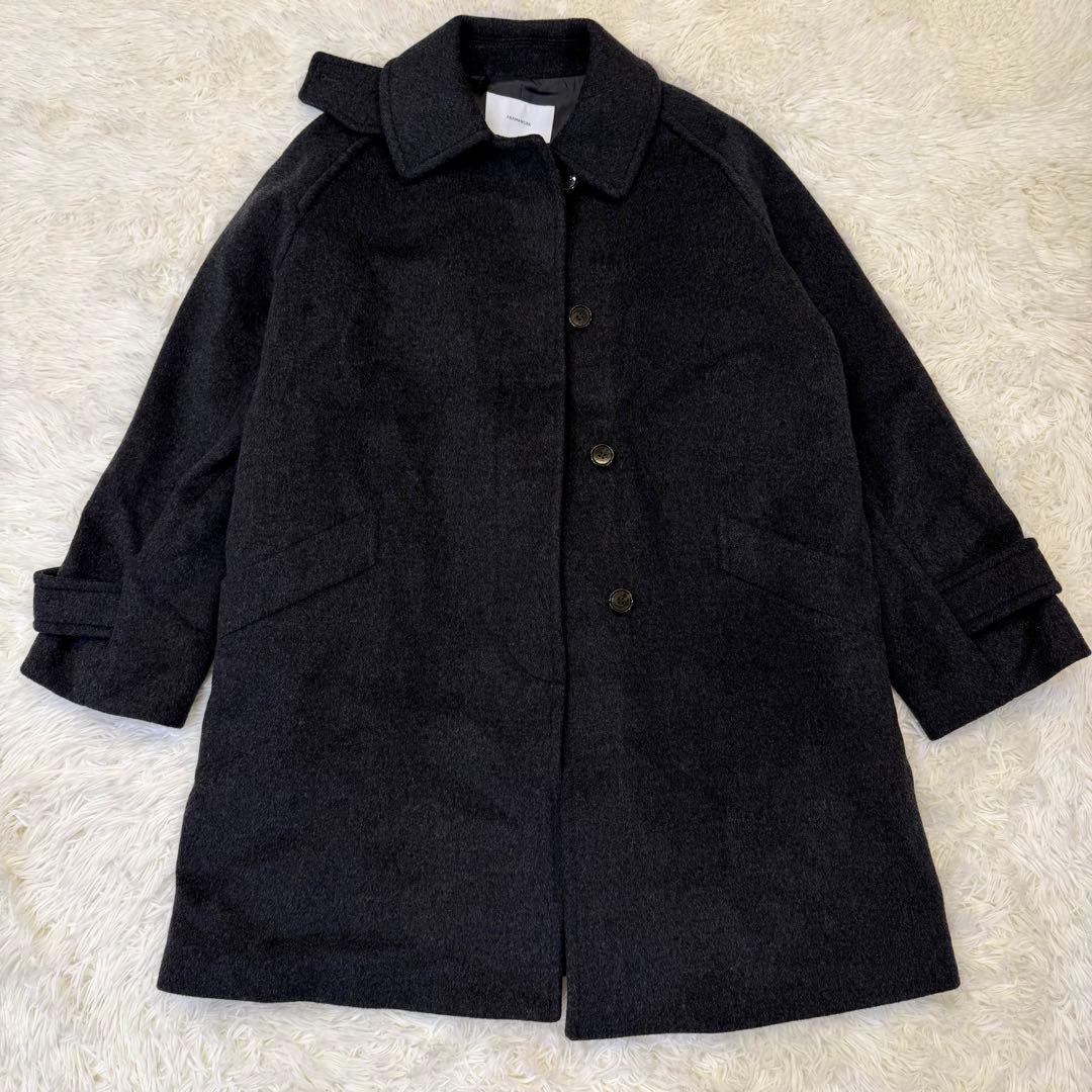 FRAMeWORK ラムウールMIXシャルムバルカラーコート