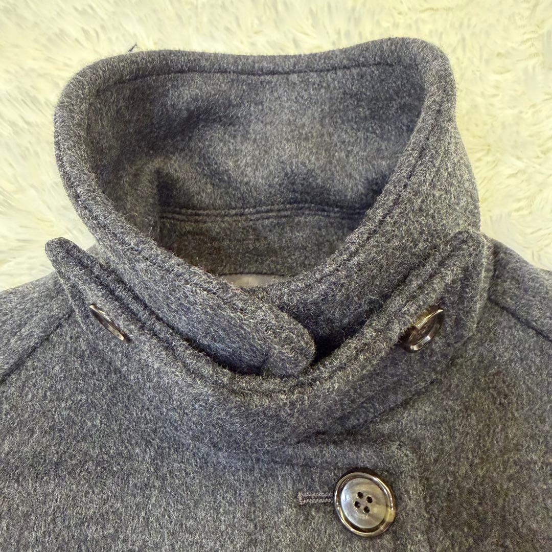 FRAMeWORK ラムウールMIXシャルムバルカラーコート