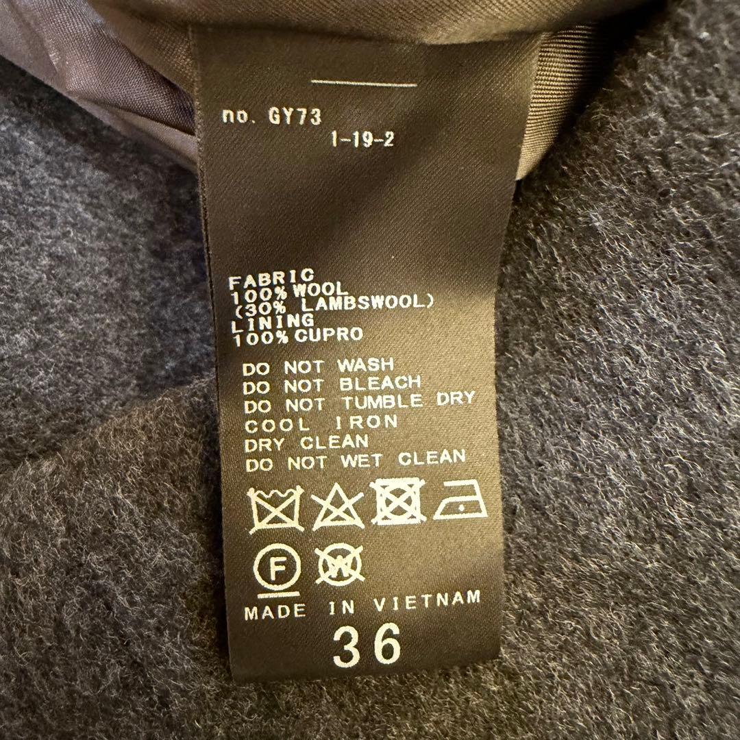 FRAMeWORK ラムウールMIXシャルムバルカラーコート