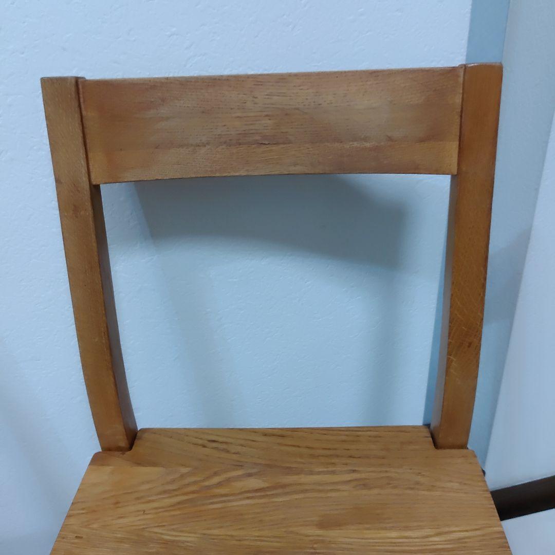 廃盤 希少 2脚セット 無印良品 無垢材 オーク材 チェア 椅子 イス 送料無料