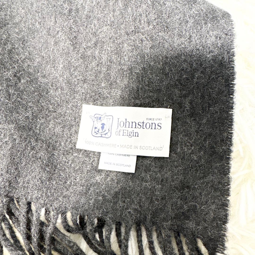 きのこジョンストンズオブエルガン マフラー ストール カシミヤ100%