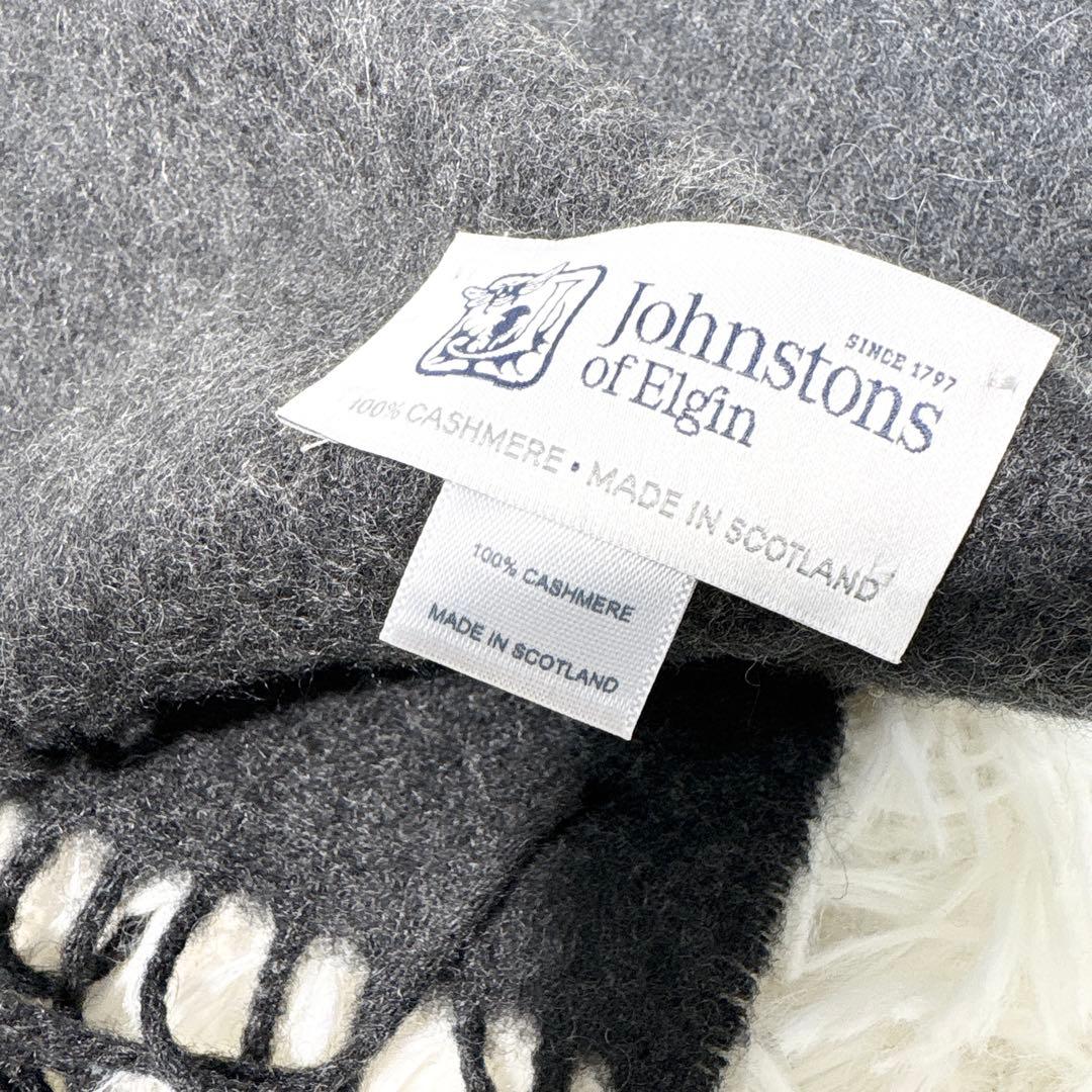 きのこジョンストンズオブエルガン マフラー ストール カシミヤ100%