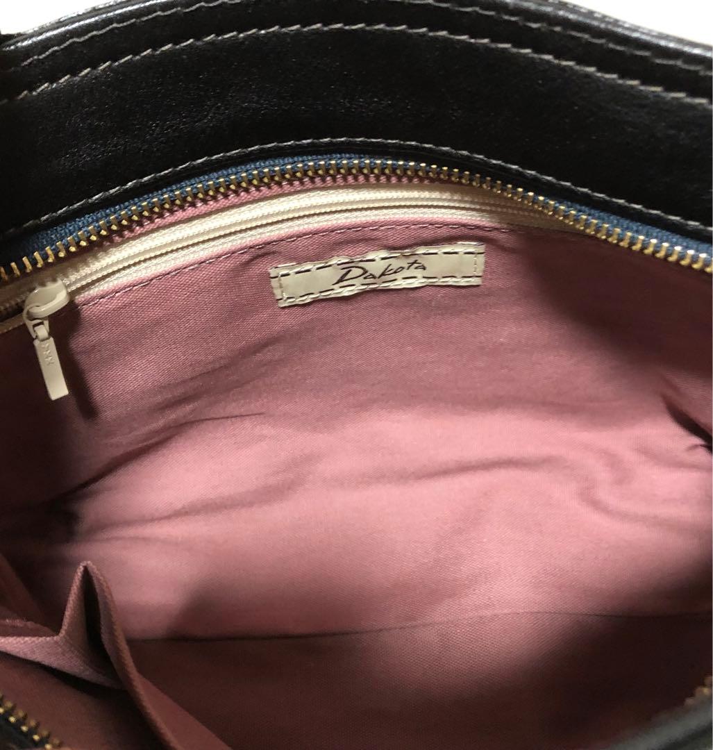 ダコタ ショルダーバッグ　ハンドバッグ　2way ブラック Dakota