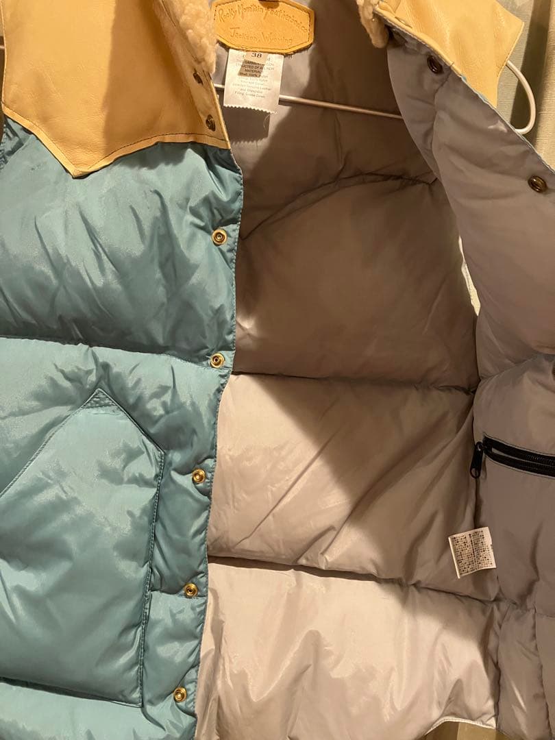 Christy Vest ダウンベスト 38サイズ　メンズ　美品　希少
