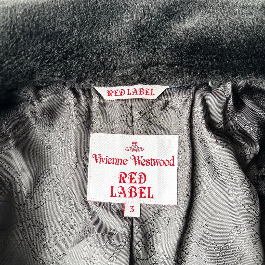 美品✨ヴィヴィアンウエストウッド　ウールメルトンコート　オーブ　Aライン　ファー
