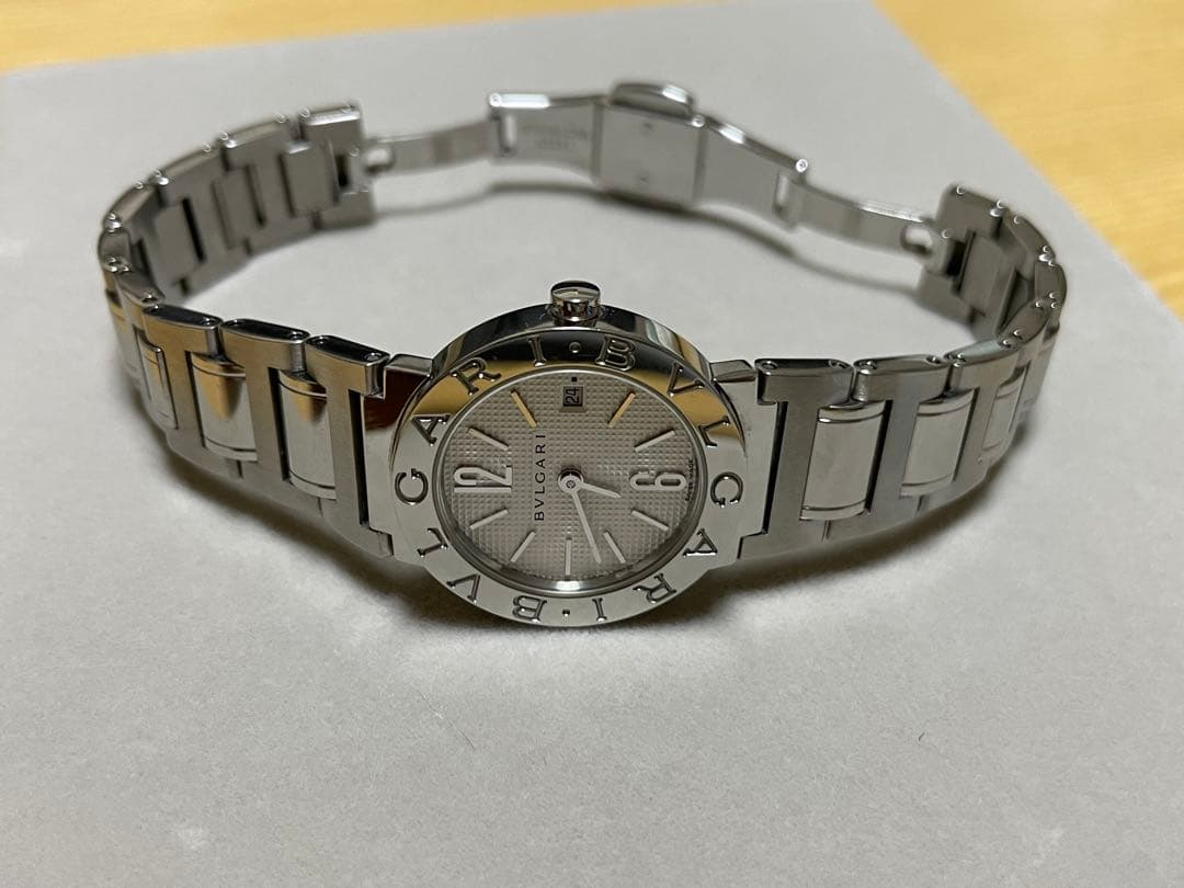 ブルガリ腕時計　BVLGARI BB26SS ブルガリブルガリデイト白文字盤