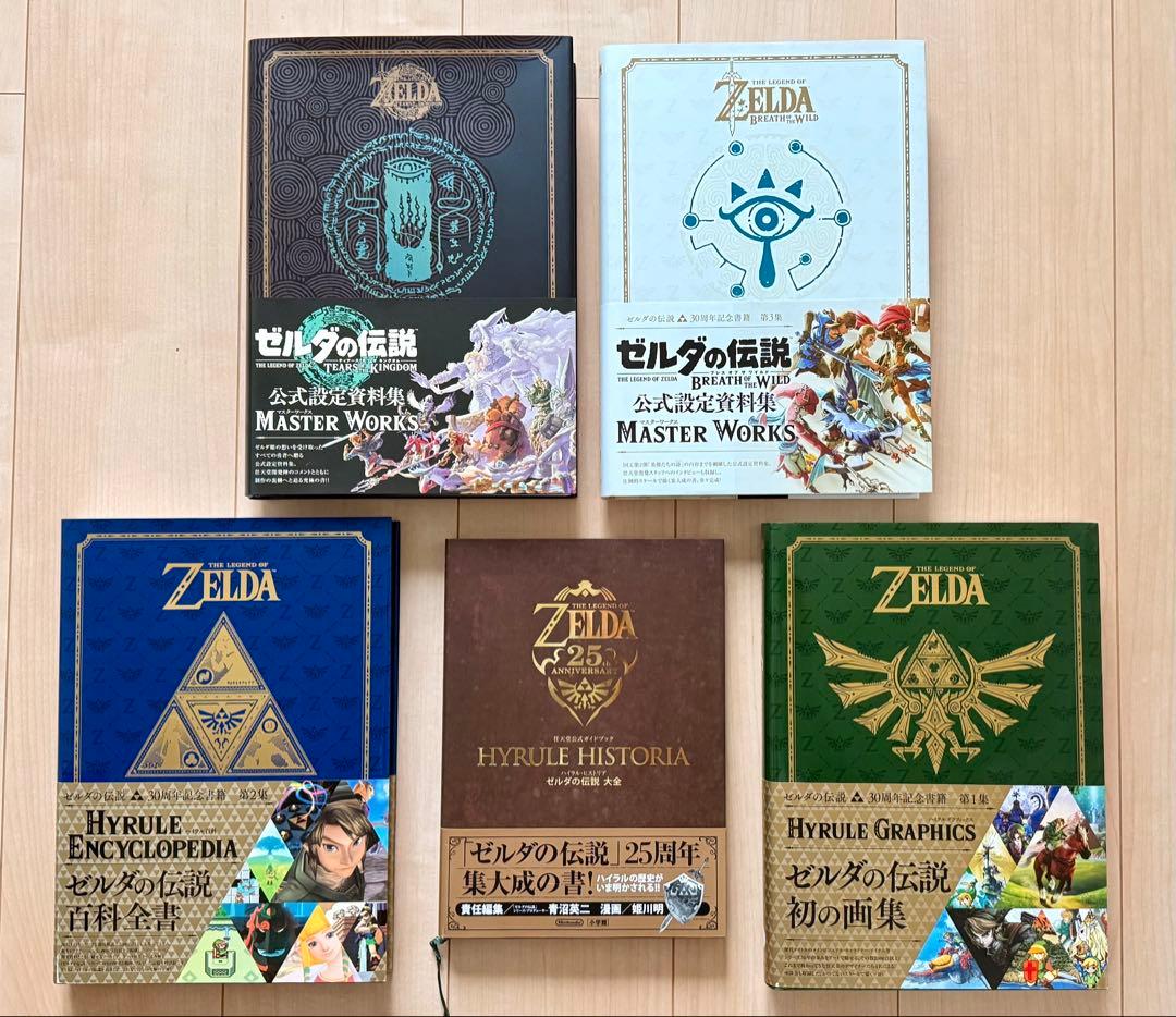 【HM様】ゼルダの伝説　画集 5冊セット