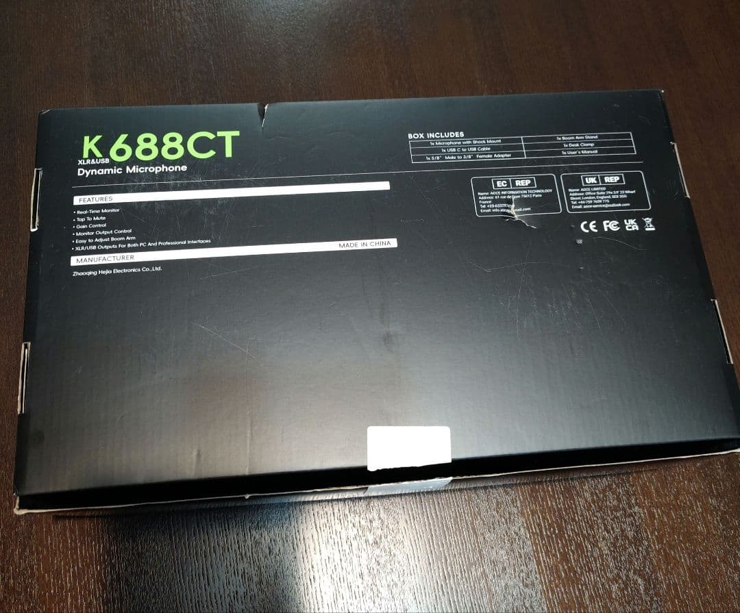 FIFINE K688CT ダイナミックマイク 単一指向性　PS5 PC