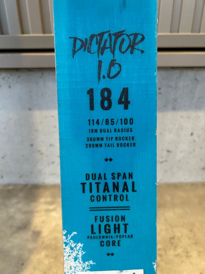 Faction Dictator 1.0 184cm ビンディング付き