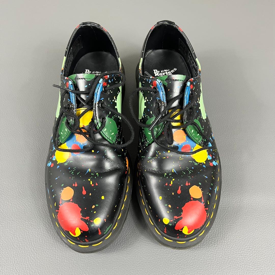 【美品】超希少 ドクターマーチン ドレスシューズ ペイントスプラッター 3ホール