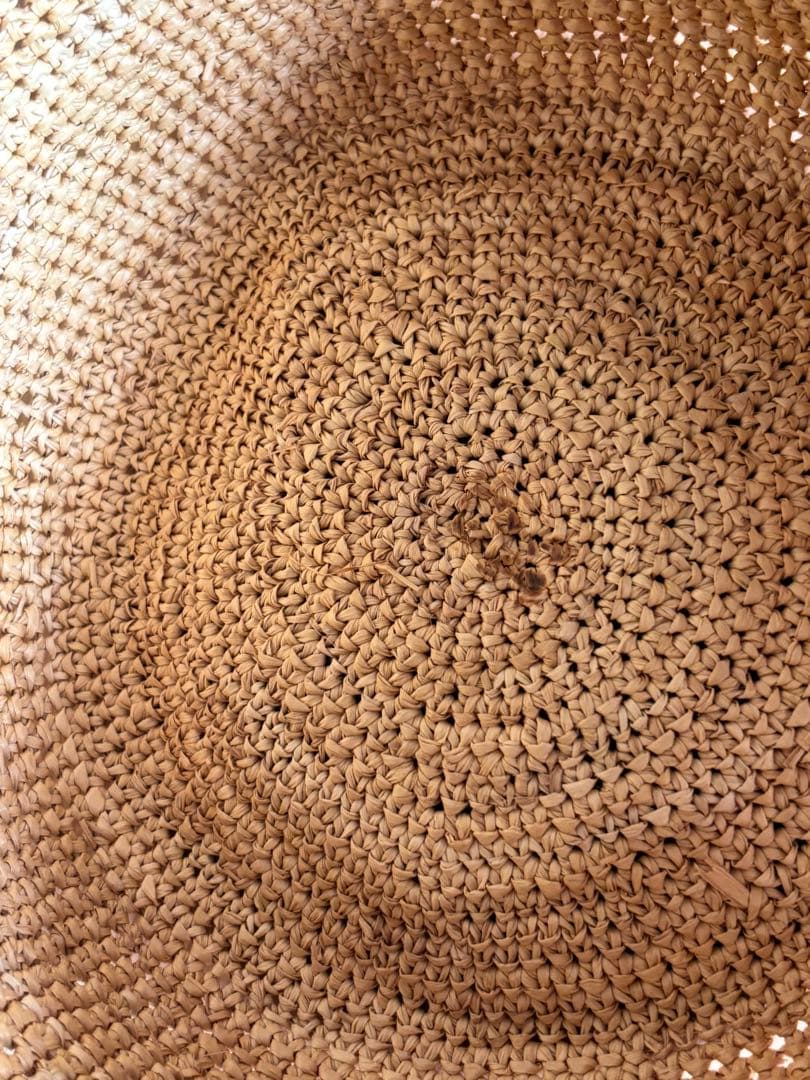 【試着のみ】45rpm ☆ ストローハット ☆ ナチュラル