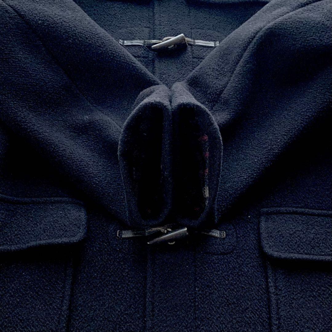 【美品】Gloverall ダッフルコート ロング 英国製 裏地チェック L