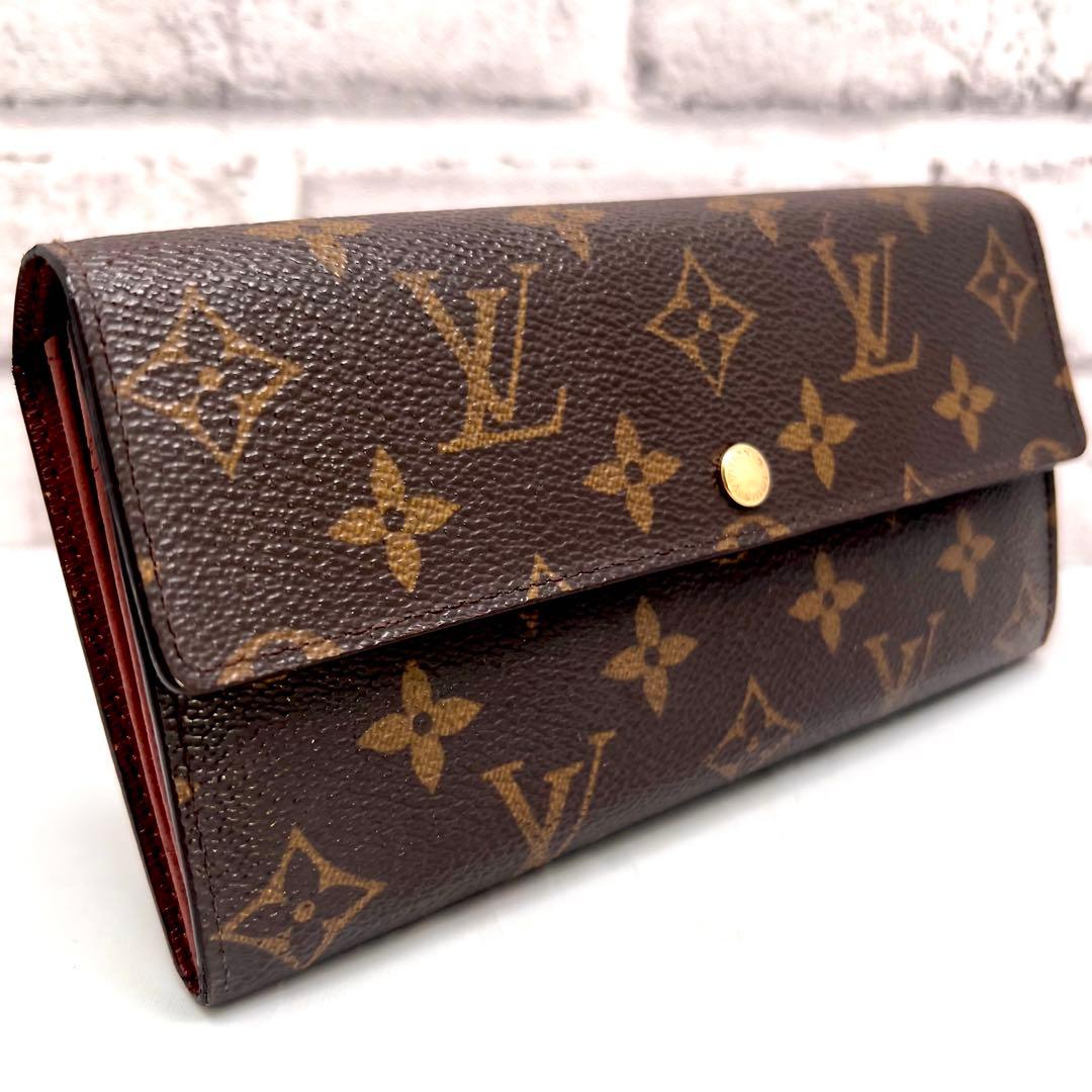 【美品】 ルイヴィトン モノグラム 旧型ポルトフォイユサラ M61725