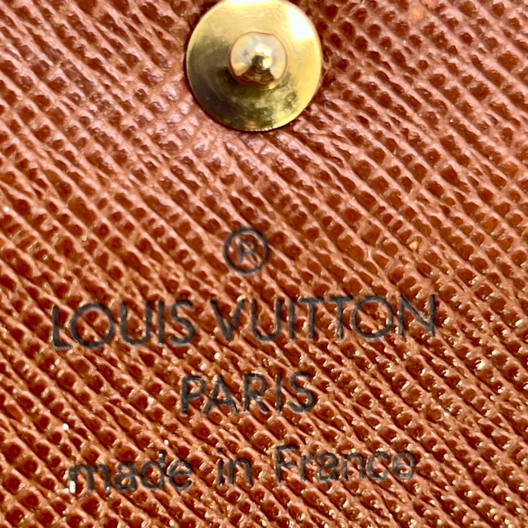 【美品】 ルイヴィトン モノグラム 旧型ポルトフォイユサラ M61725