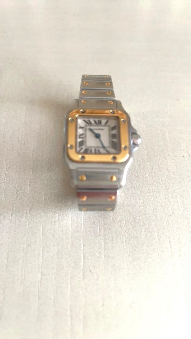 Cartier サントスガルべSMコンビ　レディース