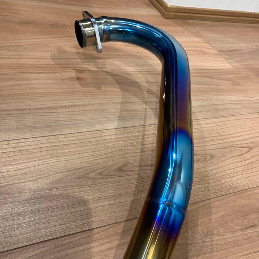 超美品 SR400/500 フルチタンマフラー MANXタイプ