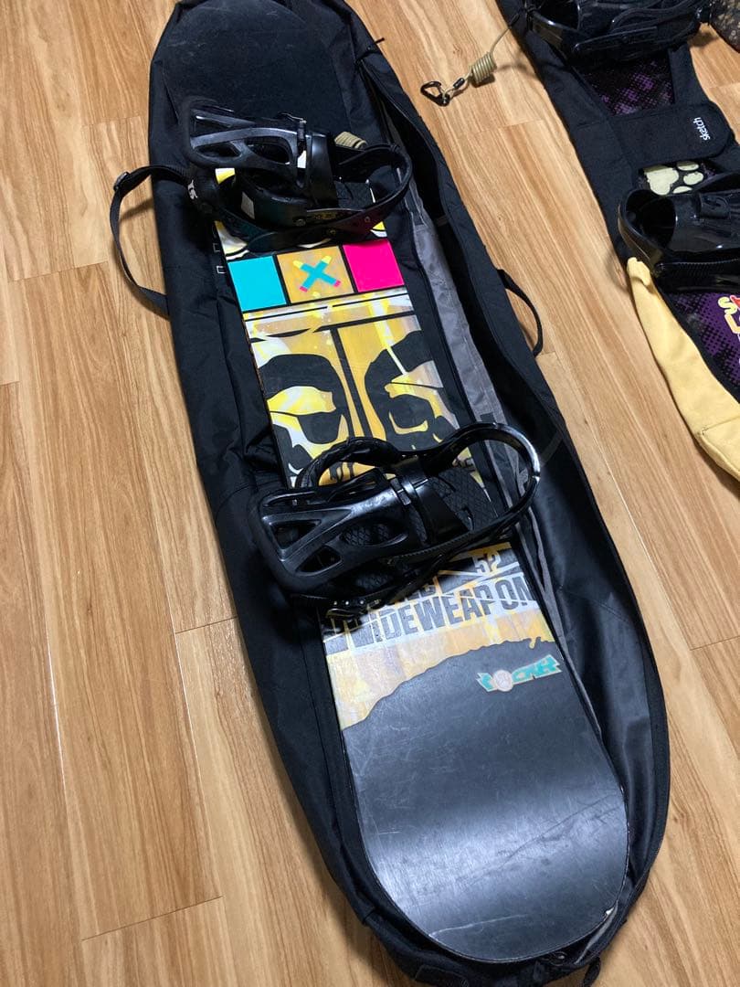 K2 www スノーボード 152cm セット　ワールドワイドウェポン