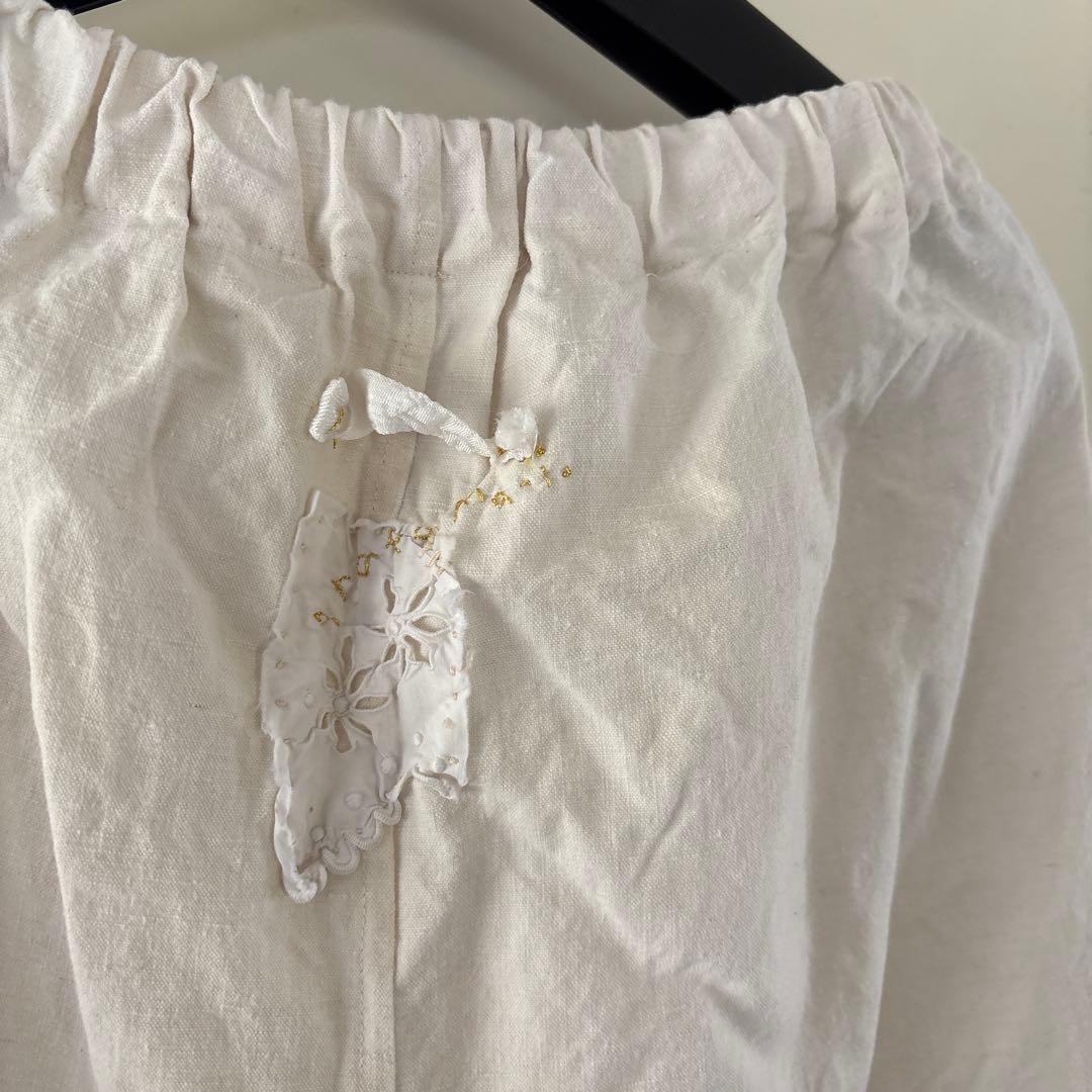 aratama アラタマさんのリネンクロスワイドパンツ