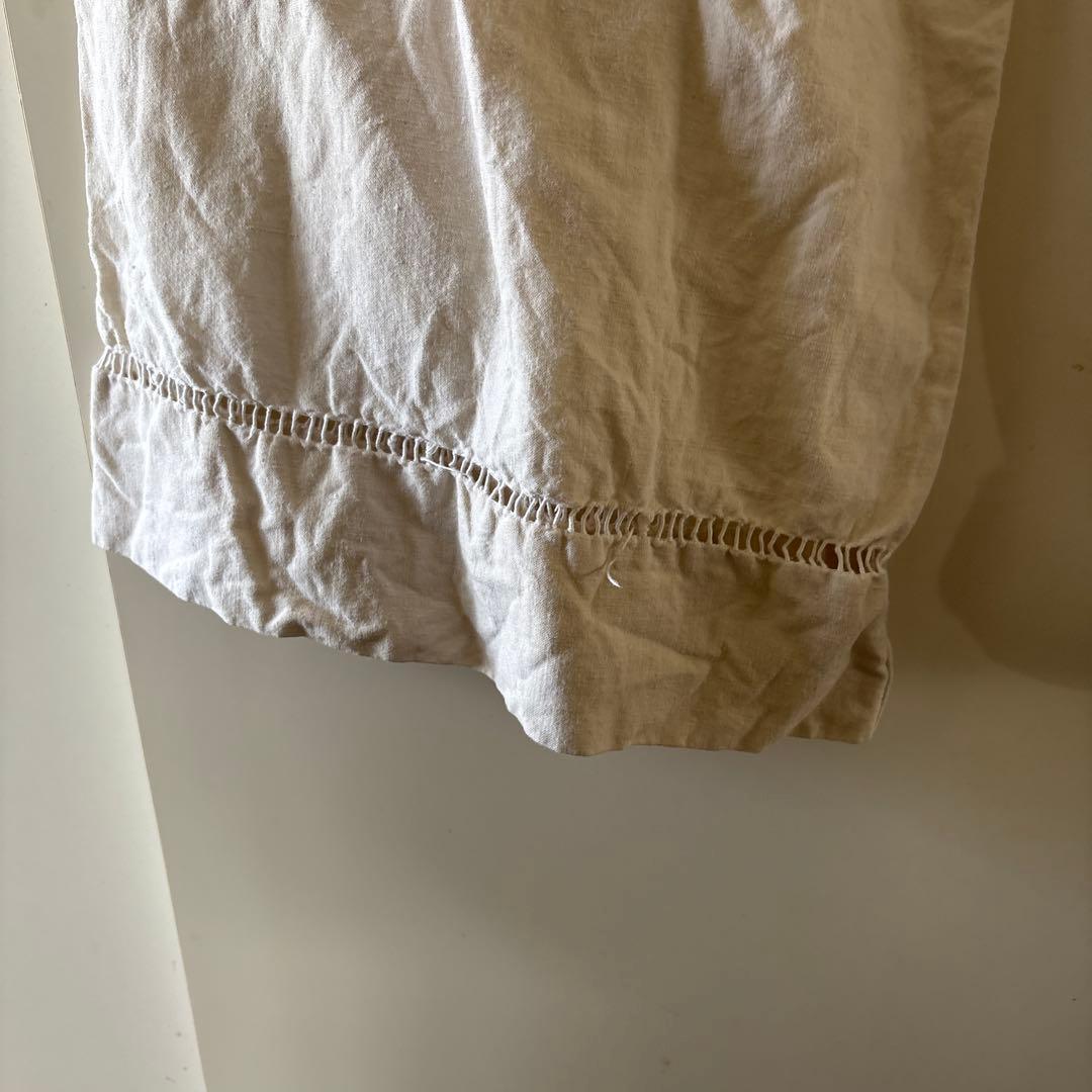 aratama アラタマさんのリネンクロスワイドパンツ