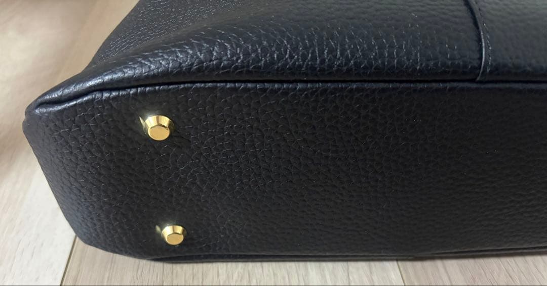 【新品】ATAO チヴィ 2Way バッグ ブラック　レザー ショルダーバッグ