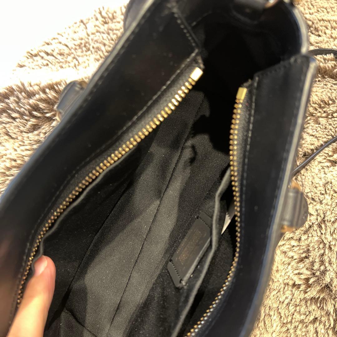 極美品✨コーチ　COACH ショルダーバッグ　黒　レザー　斜めがけ　ミニサイズ