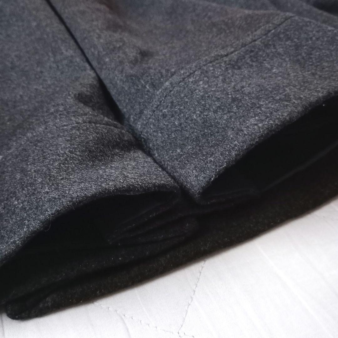 新品　J.PRESS　スタンドカラー　ショートコート　Aライン　ウール　グレー