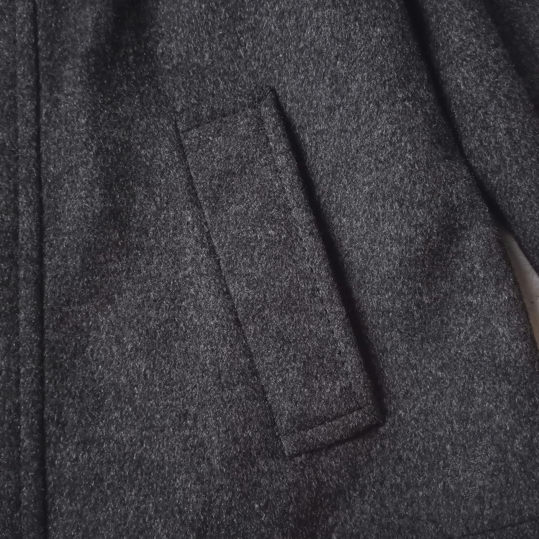 新品　J.PRESS　スタンドカラー　ショートコート　Aライン　ウール　グレー