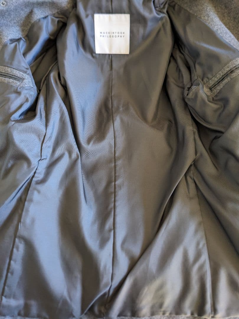 MACKINTOSH PHILOSOPHY アドミラルメルトンシングルPコート