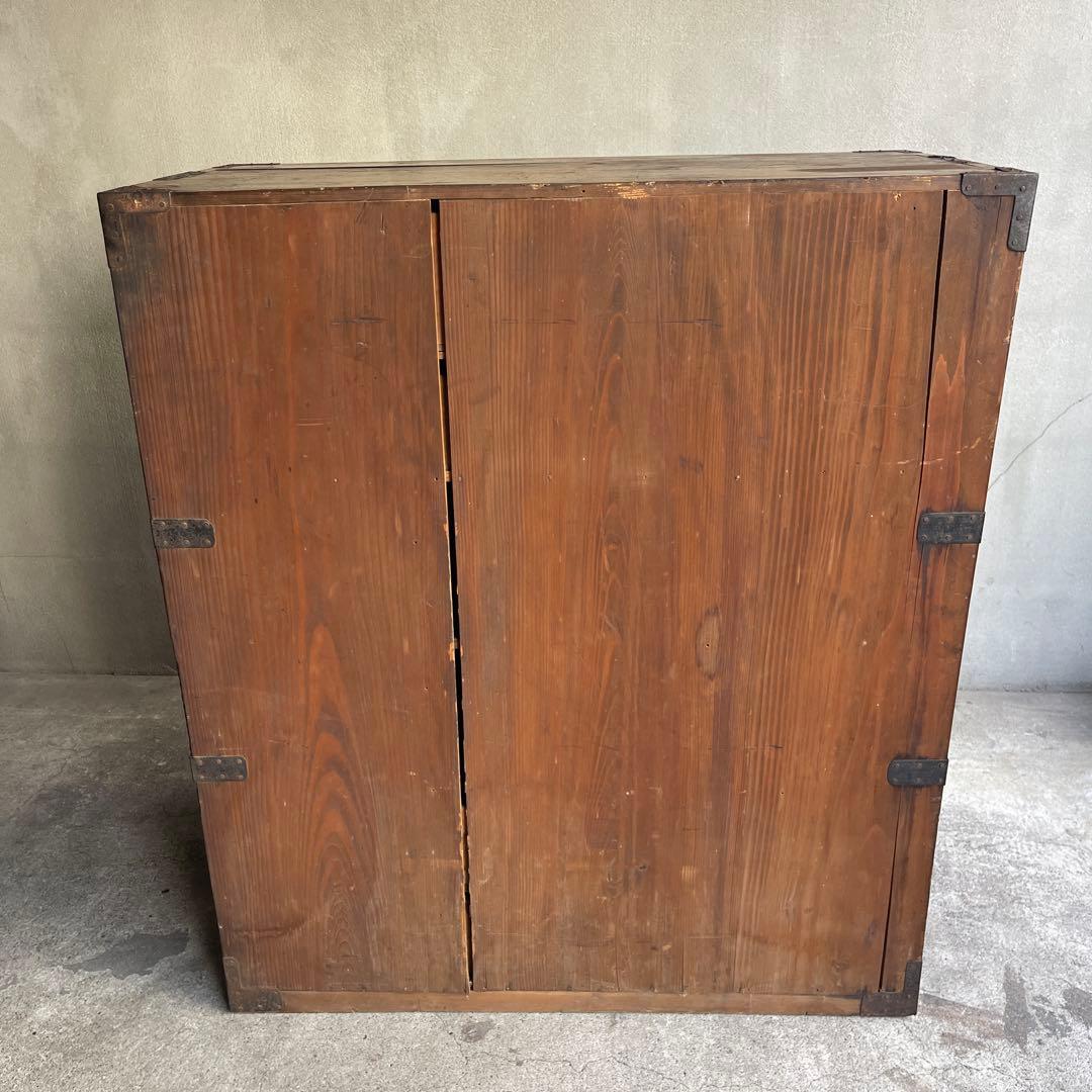 明治期　小箪笥 和製アンティーク 箪笥 時代箪笥 小物収納 引き出し 帳場箪笥