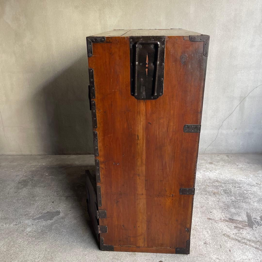 明治期　小箪笥 和製アンティーク 箪笥 時代箪笥 小物収納 引き出し 帳場箪笥