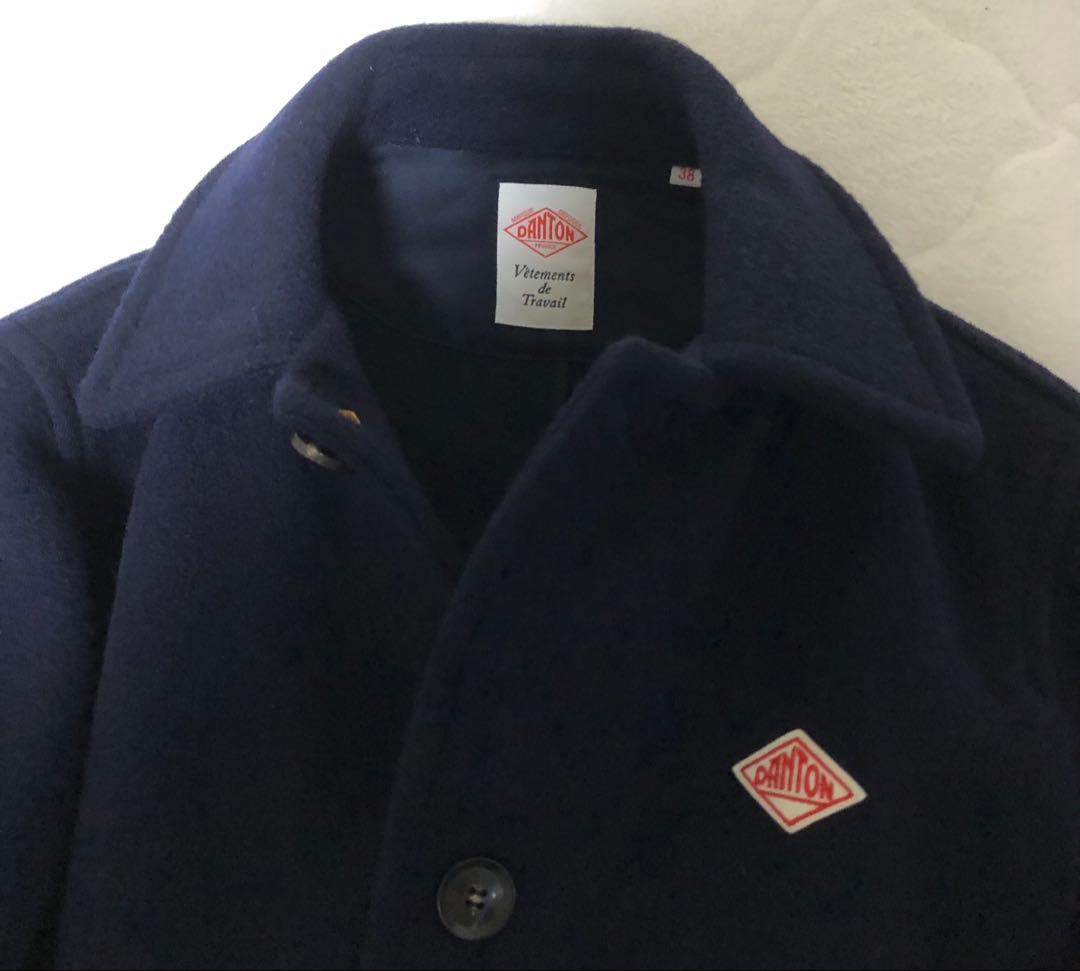 超特価！！未使用品！！ ダントン ウールモッサ シングルコート ネイビー