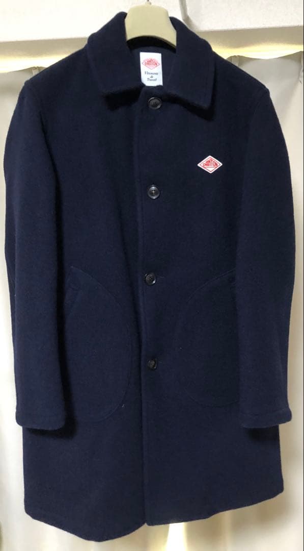 超特価！！未使用品！！ ダントン ウールモッサ シングルコート ネイビー