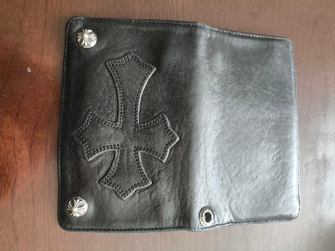 CHROME HEARTS クロムハーツ 1ジップ クロスボタン ウォレット