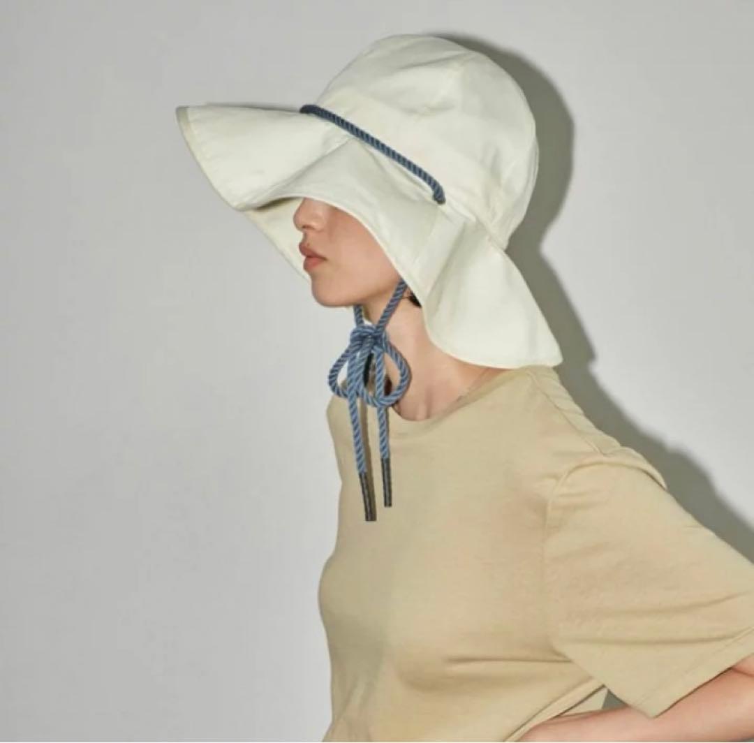 【完売品】TODAYFULトゥデイフル ツイストコードハット 帽子ホワイト