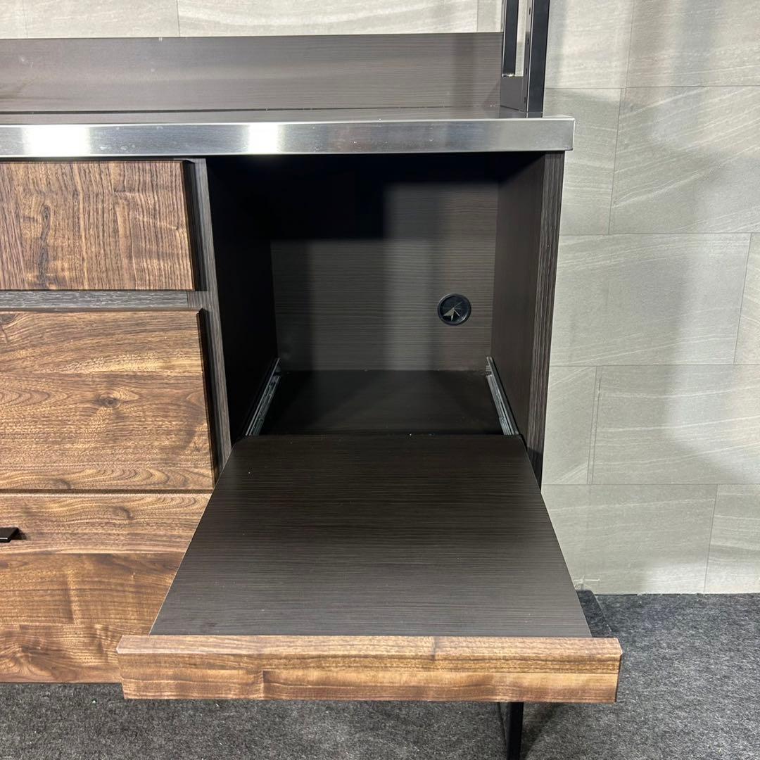 マナベインテリア 食器棚 ディアス 幅120 食器棚 おしゃれ 収納 d3923