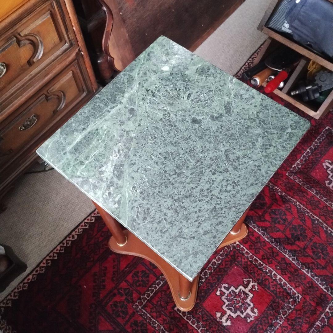 ゆ*う様 アンティーク調　サイドテーブル　大理石天板　コンソールテーブル　飾り台