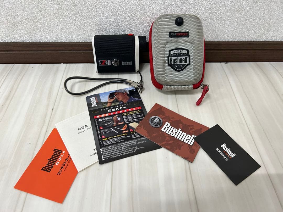 Bushnell ブッシュネル Z6 ゴルフ用レーザー距離計 ケース・付属品あり