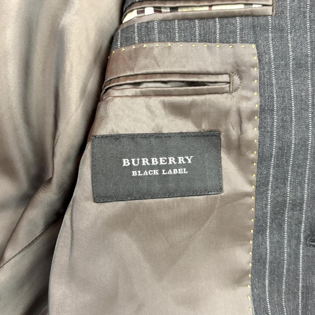 ☆極美品☆バーバリーブラックレーベル　ストライプ柄　セットアップスーツ