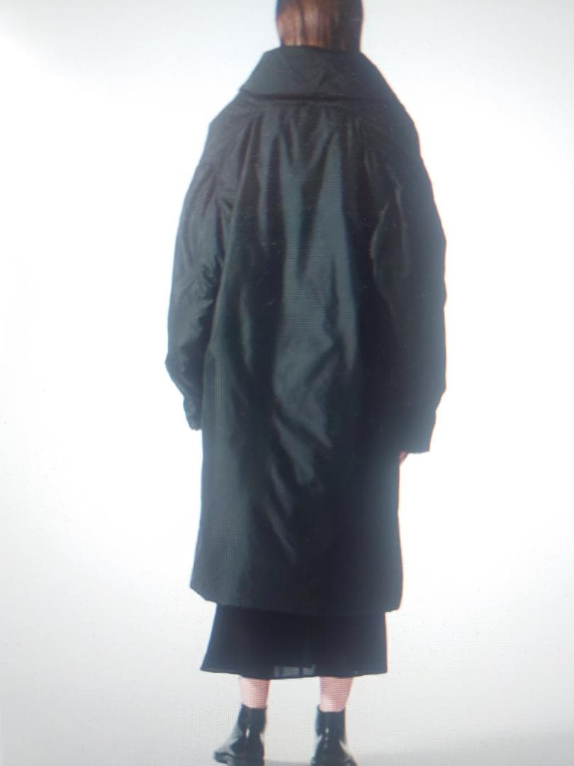 お値下げ☆新品タグ付き☆ミズイロインド☆ドレープダウンライトコート☆黒