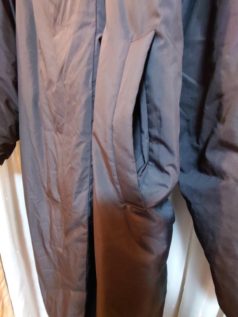 お値下げ☆新品タグ付き☆ミズイロインド☆ドレープダウンライトコート☆黒