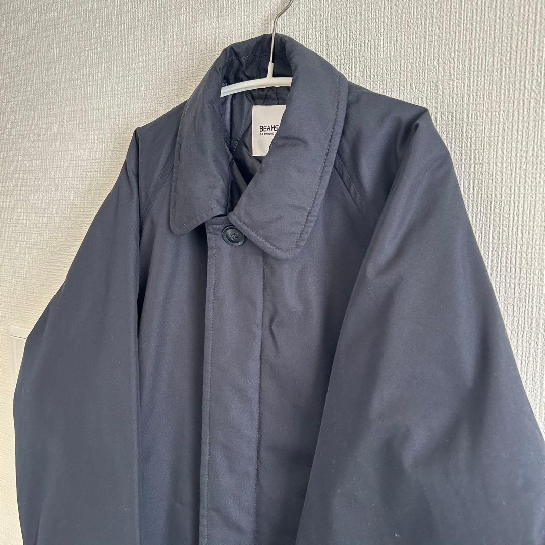 【3連休限定価格】BEAMSBOY ステンカラーコート　ネイビー