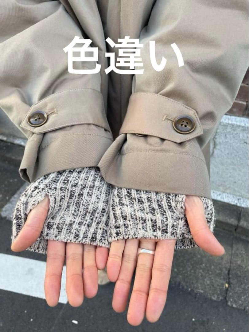 【3連休限定価格】BEAMSBOY ステンカラーコート　ネイビー