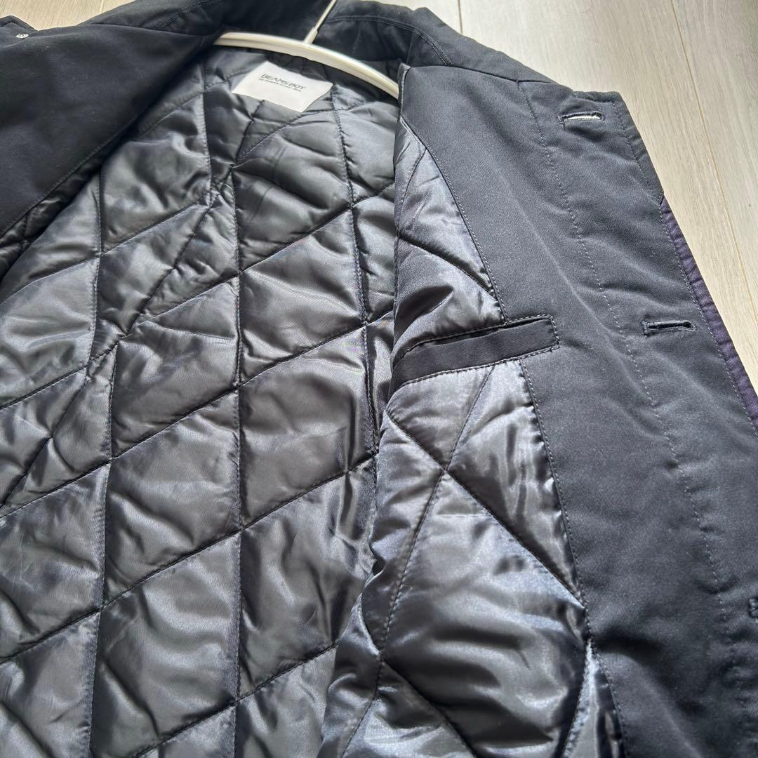 【3連休限定価格】BEAMSBOY ステンカラーコート　ネイビー