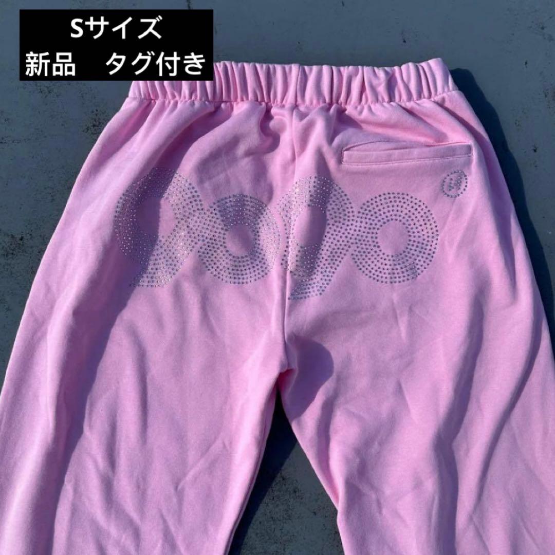 9090 girl Sweat Pant ピンク ストーン ラメ無し！