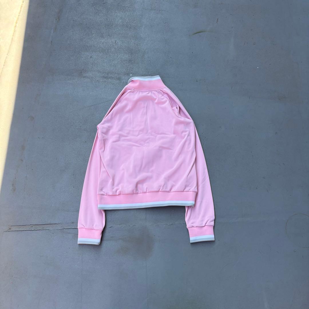 00s Courreges ピンク　リブライン　トラックジャケット　ジャージ