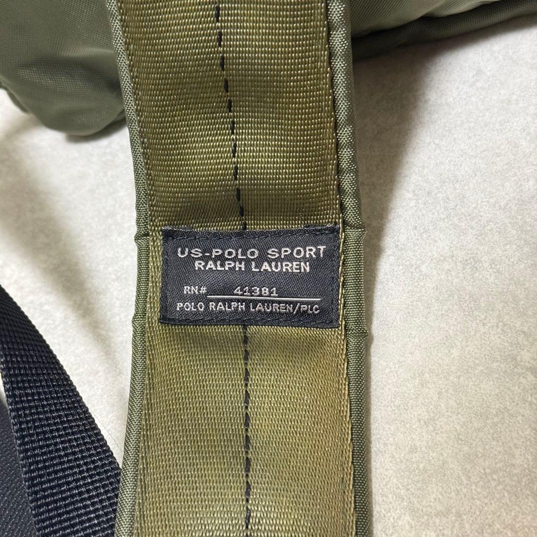 【ポロスポーツ】希少　90s ミリタリーバックパック　アリスパック　カーキ