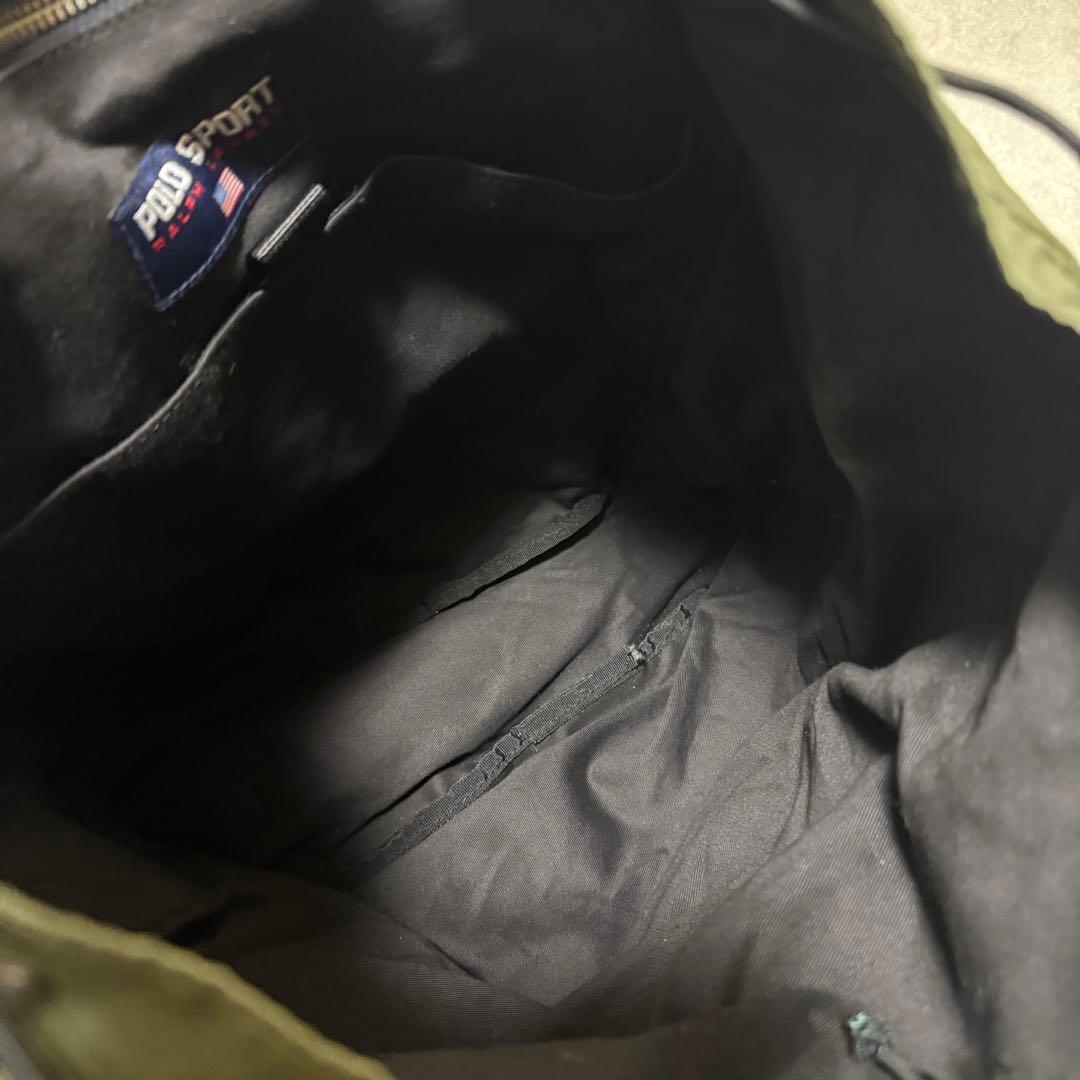 【ポロスポーツ】希少　90s ミリタリーバックパック　アリスパック　カーキ