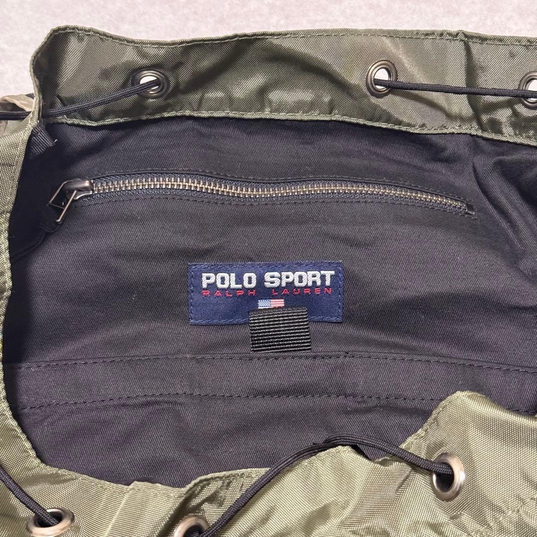 【ポロスポーツ】希少　90s ミリタリーバックパック　アリスパック　カーキ